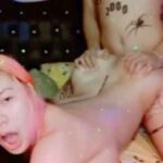 น้องไอรินตอกสดบนเตียง