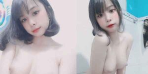 วัยรุ่นน่ารักผมสั่นหีชมพู